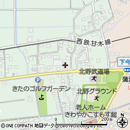 福岡県久留米市北野町十郎丸1544周辺の地図