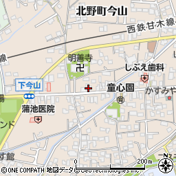 福岡県久留米市北野町今山486周辺の地図