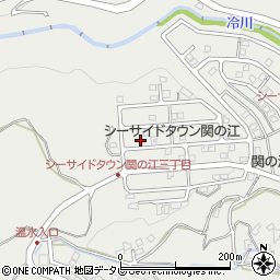 大分県別府市関の江新町23組周辺の地図