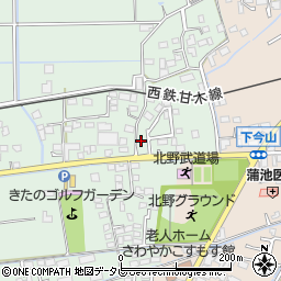 福岡県久留米市北野町十郎丸1648-9周辺の地図