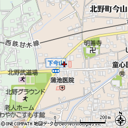 福岡県久留米市北野町今山468周辺の地図