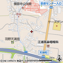 大分県日田市天神町289-6周辺の地図