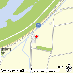 福岡県久留米市大橋町蜷川799周辺の地図