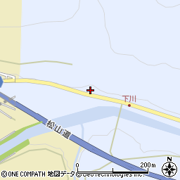 愛媛県西予市宇和町下川1070周辺の地図