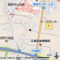 大分県日田市清水町90-6周辺の地図