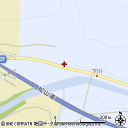 愛媛県西予市宇和町下川1071周辺の地図