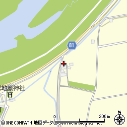 福岡県久留米市大橋町蜷川748周辺の地図