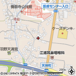 大分県日田市清水町90-5周辺の地図