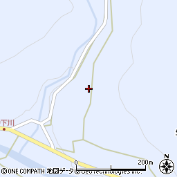 愛媛県西予市宇和町下川5-107周辺の地図
