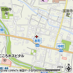 福岡県うきは市吉井町1374周辺の地図