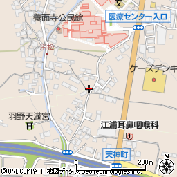 大分県日田市清水町648-6周辺の地図