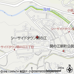 大分県別府市関の江新町22組周辺の地図