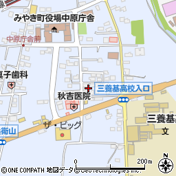 京美容院周辺の地図