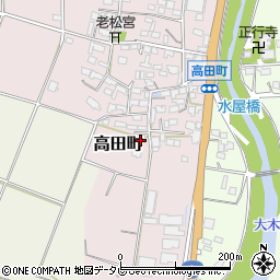 佐賀県鳥栖市高田町73周辺の地図