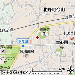 福岡県久留米市北野町今山476周辺の地図