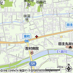 福岡銀行田主丸支店 ＡＴＭ周辺の地図
