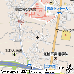 大分県日田市清水町648-7周辺の地図