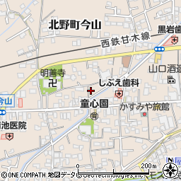 福岡県久留米市北野町今山687周辺の地図