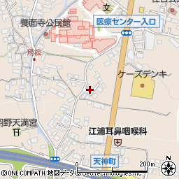 大分県日田市清水町90-14周辺の地図