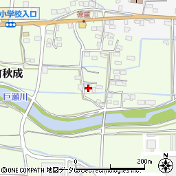 福岡県久留米市田主丸町秋成770周辺の地図