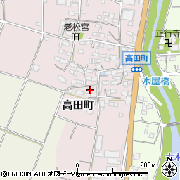 佐賀県鳥栖市高田町74周辺の地図