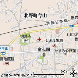 福岡県久留米市北野町今山688周辺の地図