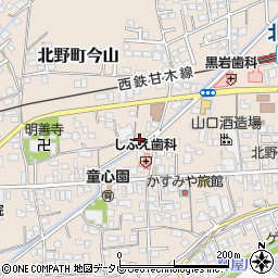 福岡県久留米市北野町今山658周辺の地図