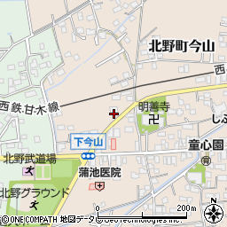 福岡県久留米市北野町今山725周辺の地図