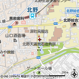 福岡県久留米市北野町今山579周辺の地図