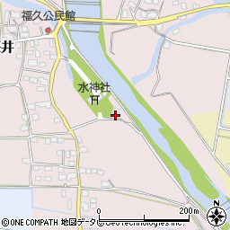 福岡県うきは市吉井町桜井208-1周辺の地図