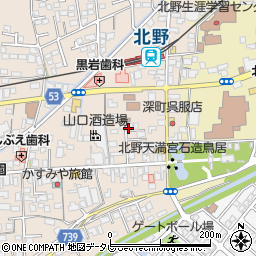 福岡県久留米市北野町今山542周辺の地図