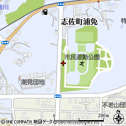 松浦市民運動公園周辺の地図