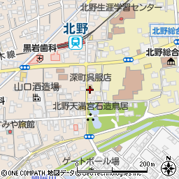 福岡県久留米市北野町今山580周辺の地図