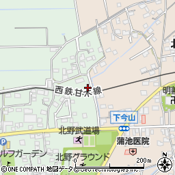 福岡県久留米市北野町十郎丸1603-2周辺の地図