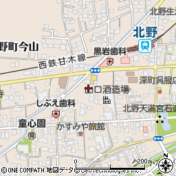 福岡県久留米市北野町今山526周辺の地図