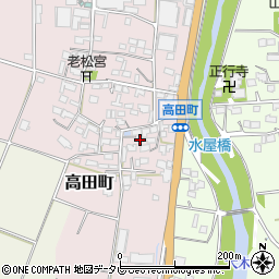 佐賀県鳥栖市高田町58-1周辺の地図