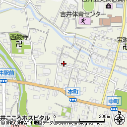 福岡県うきは市吉井町882周辺の地図
