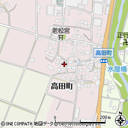 佐賀県鳥栖市高田町93周辺の地図