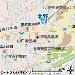 福岡県久留米市北野町今山564周辺の地図