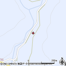 愛媛県西予市宇和町下川4周辺の地図