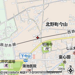 福岡県久留米市北野町今山779周辺の地図