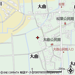 佐賀県神埼郡吉野ヶ里町大曲周辺の地図