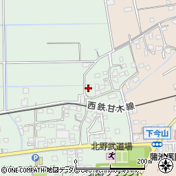 福岡県久留米市北野町十郎丸1612周辺の地図
