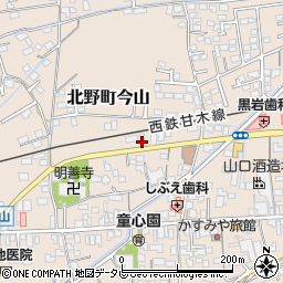 福岡県久留米市北野町今山675周辺の地図