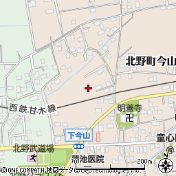 福岡県久留米市北野町今山768周辺の地図