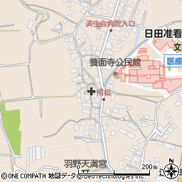 大分県日田市清水町615周辺の地図