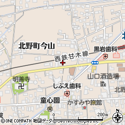 福岡県久留米市北野町今山663-3周辺の地図