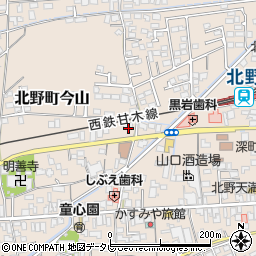 福岡県久留米市北野町今山816周辺の地図