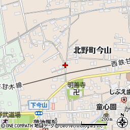 福岡県久留米市北野町今山781周辺の地図