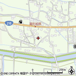 福岡県久留米市田主丸町秋成614-1周辺の地図